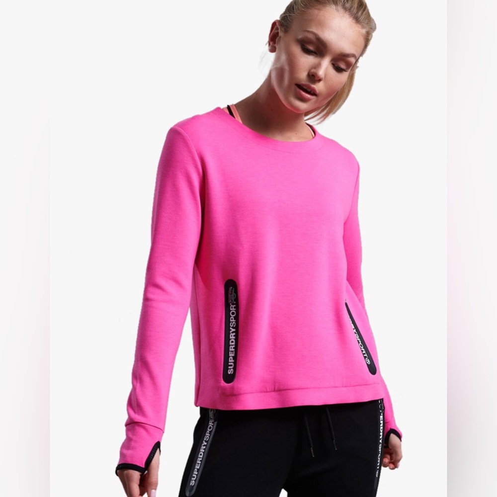 Superdry Women's Pink Sweatshirt L